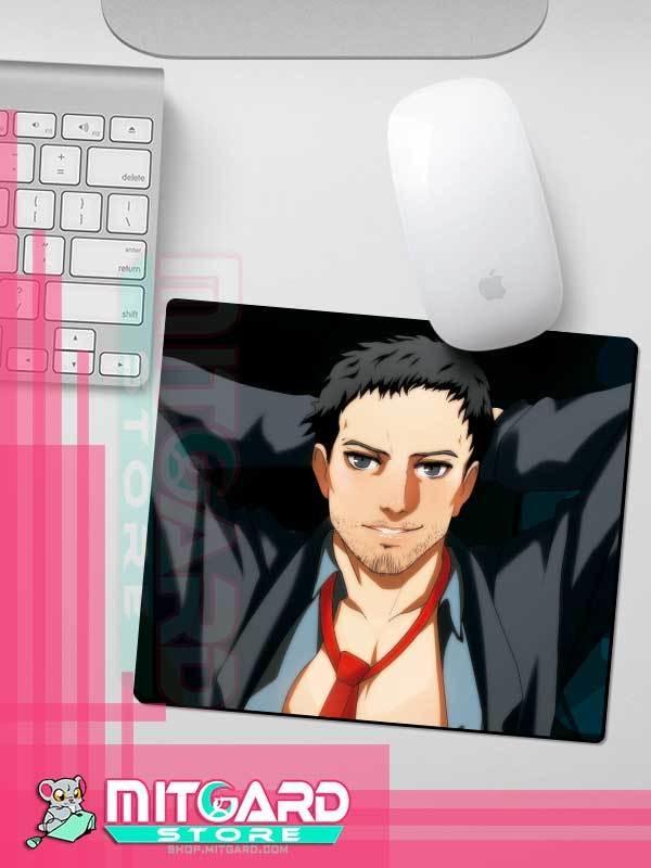 PERSONA 4 Dojima Ryotaro Mousepad Standard Size desk pad - 1